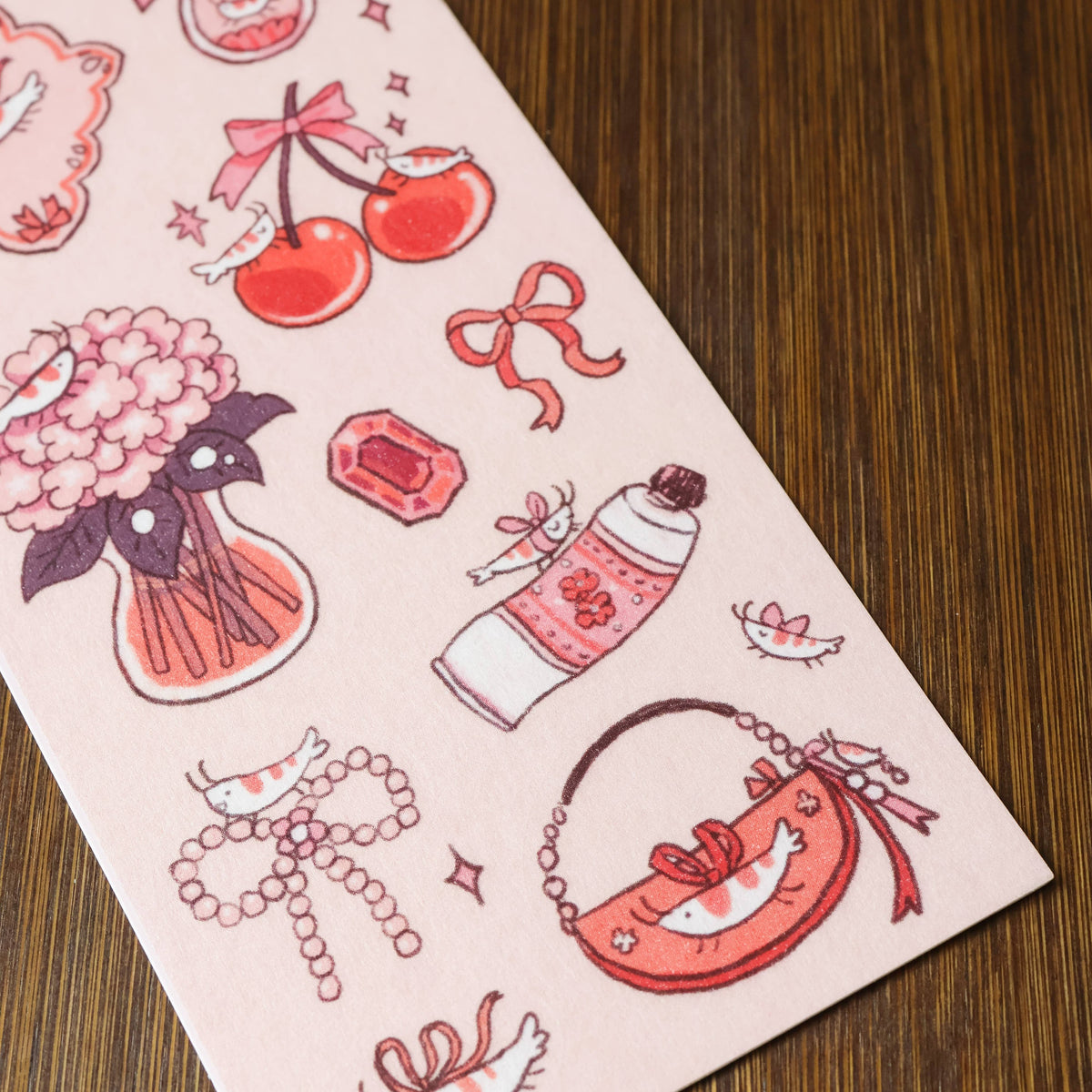 Princess Shrimp Washi Sticker Sheet | Thousand Skies