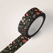 Dark Paradise Floral Washi Tape by The Fabled Creative Co. | Papertail Fox