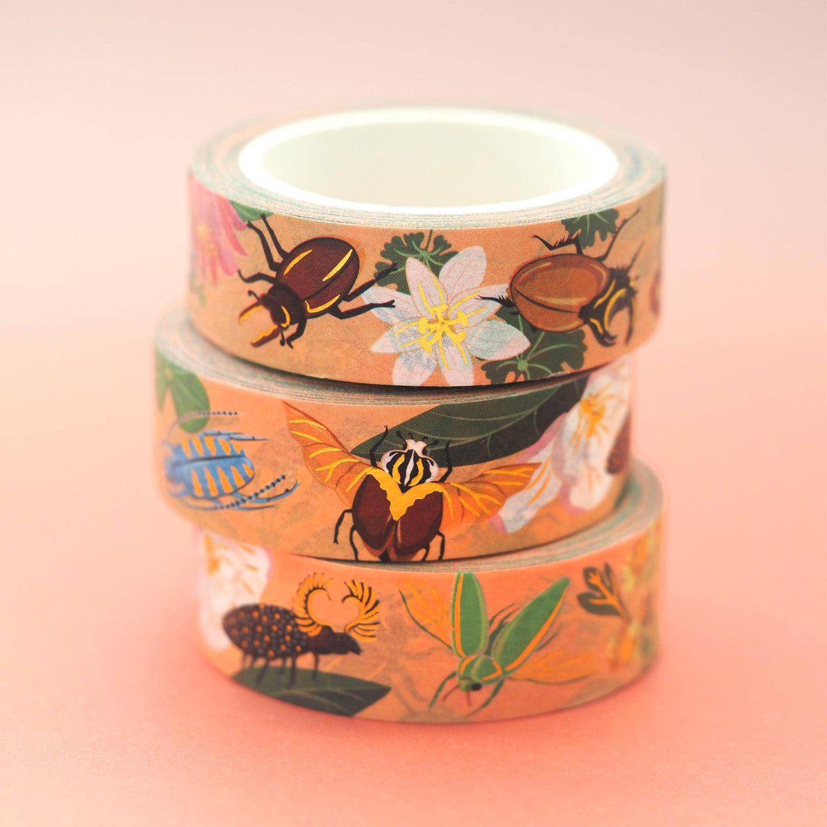 Beetle Single Roll Washi Tape by Shoal | Papertail Fox
