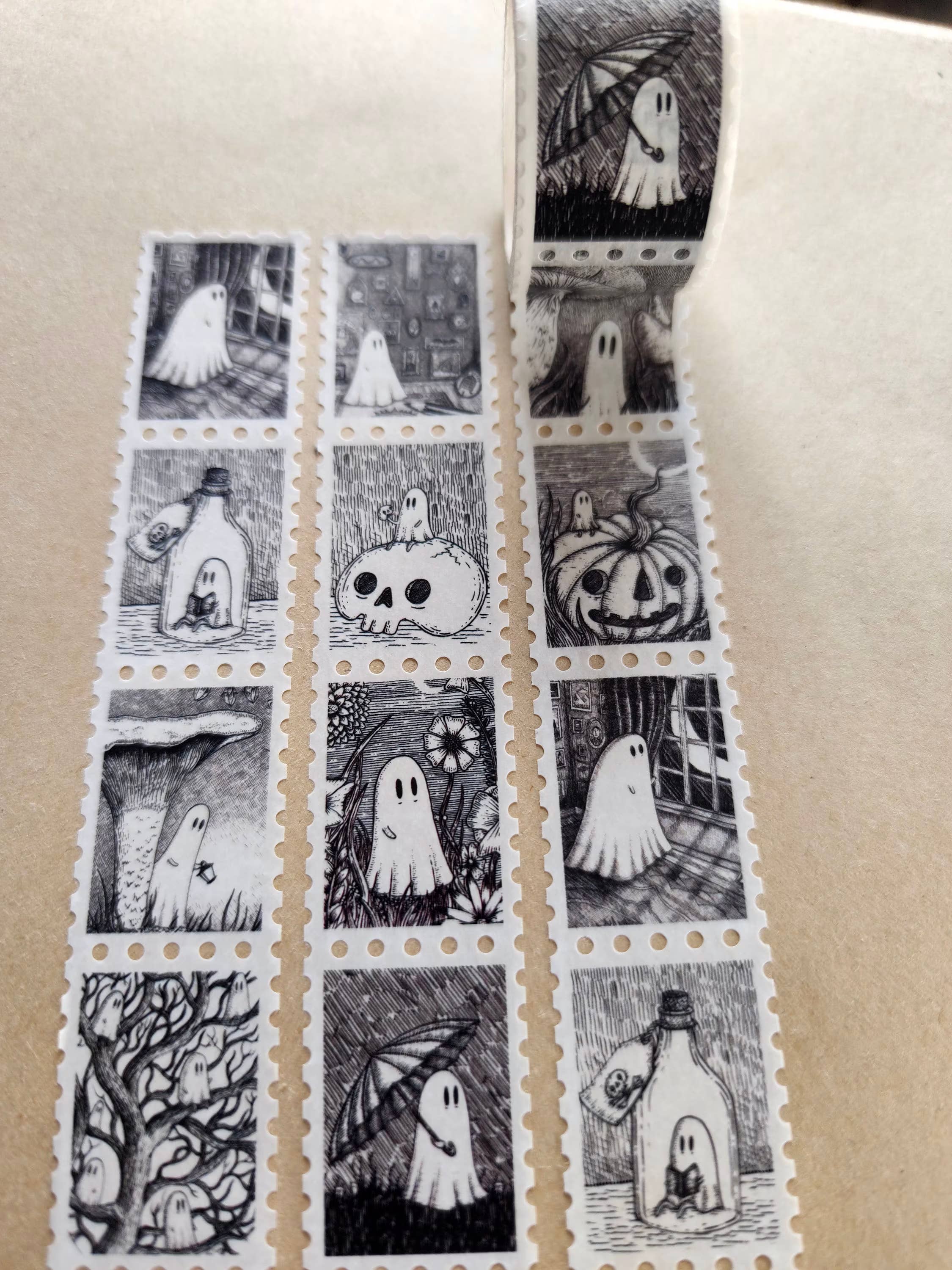 Ghostie Stamps Art Washi Tape by Jon Turner | Papertail Fox