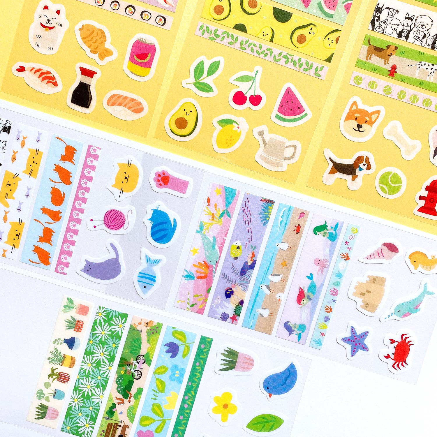 Ocean Washi Stickers by Girl of All Work | Papertail Fox