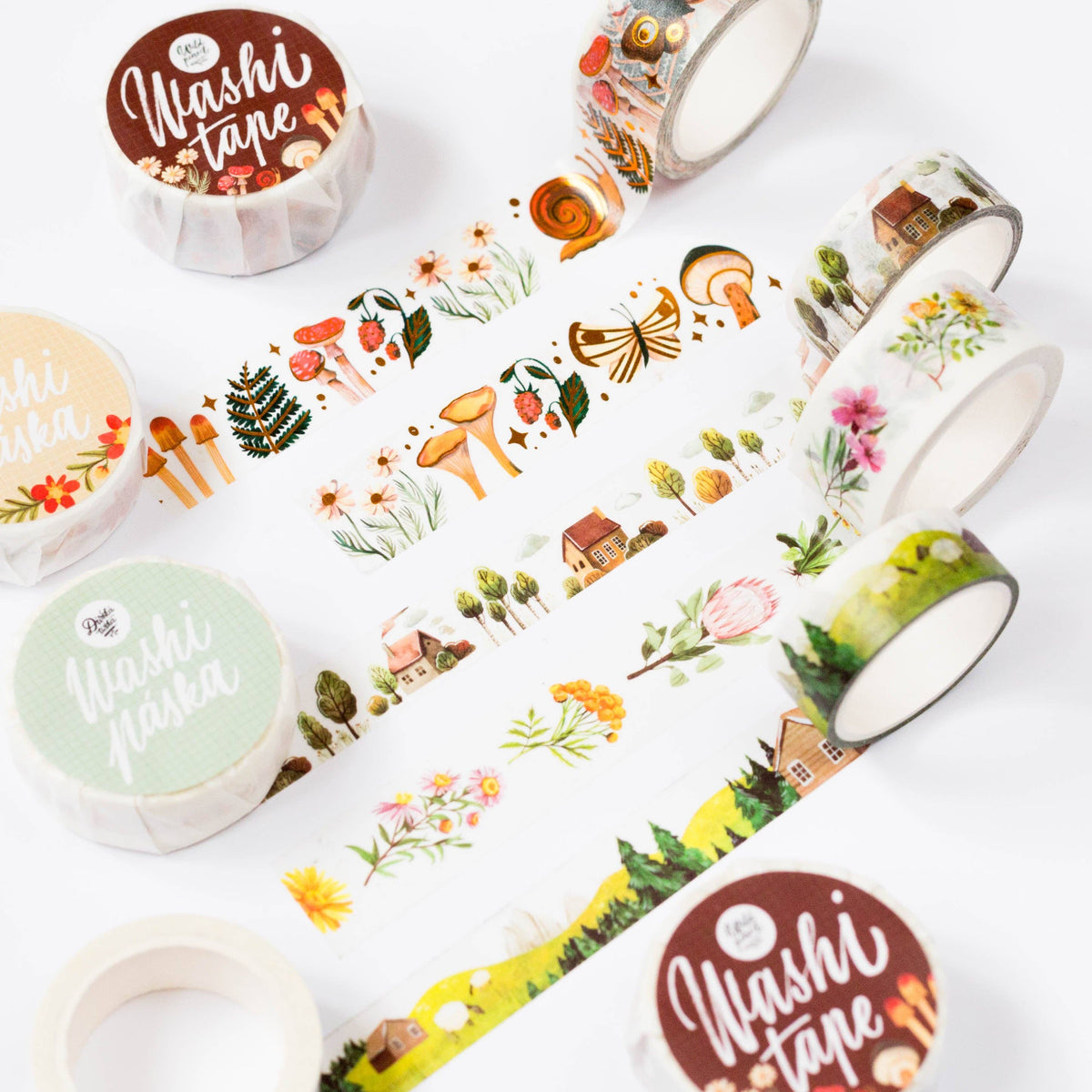 Golden Forest Washi Tape | Wild Pencil Studio