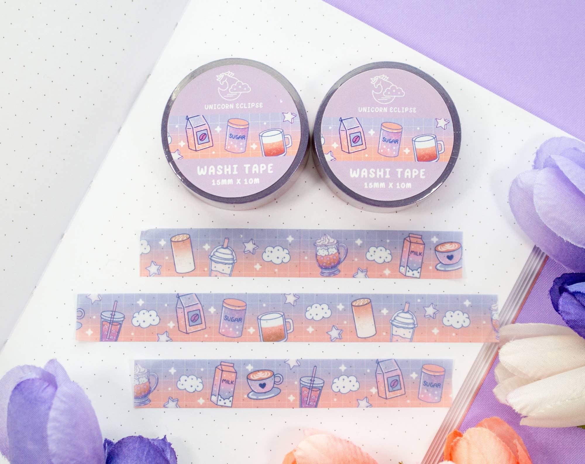 Coffee Shop Washi Tape | Unicorn Eclipse - Papertail Fox