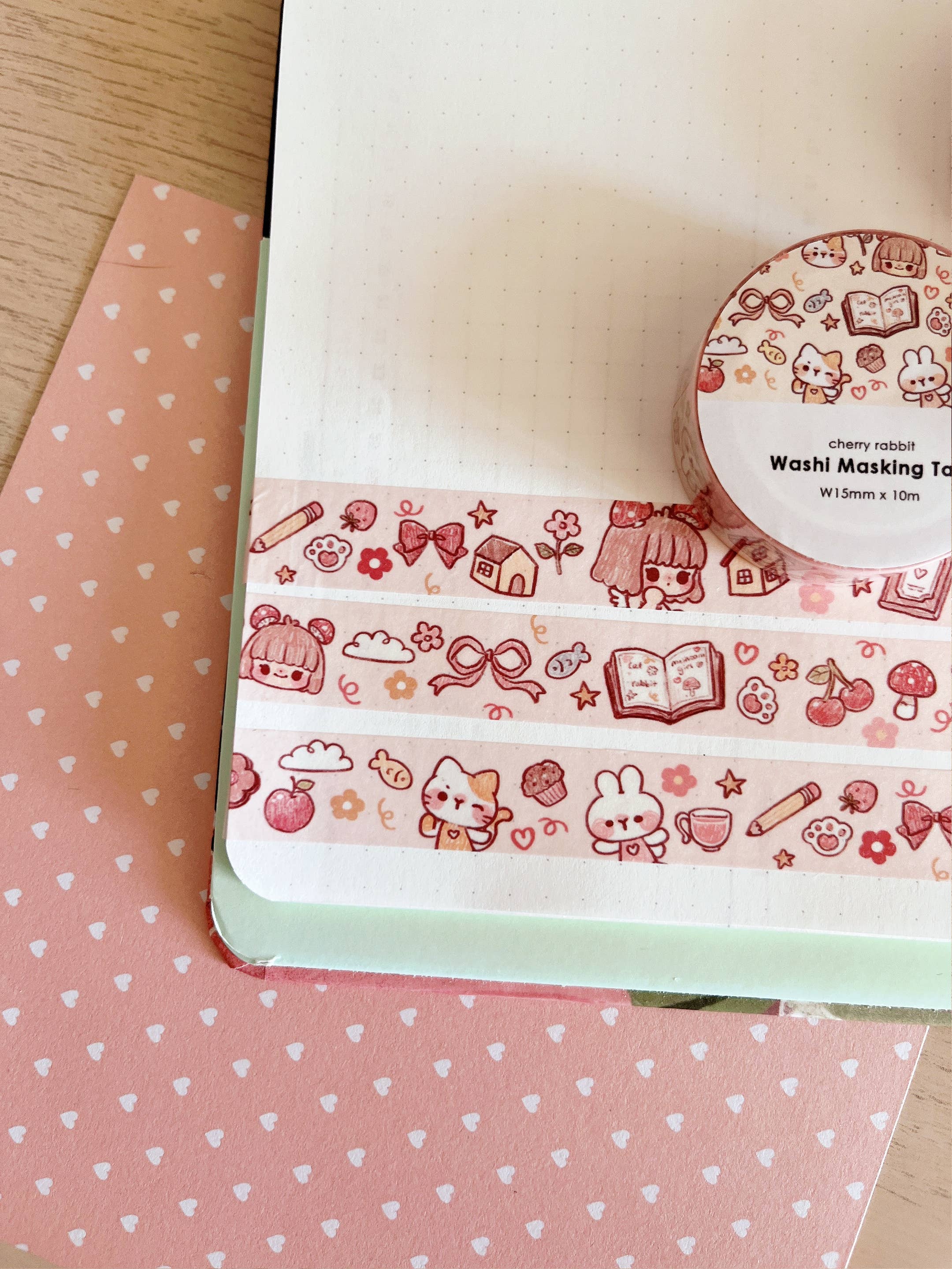 Sketch Doodles Washi Tape by Cherry Rabbit | Papertail Fox
