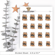 Censored and Mad Millie Stickers | Planner Monkey Co