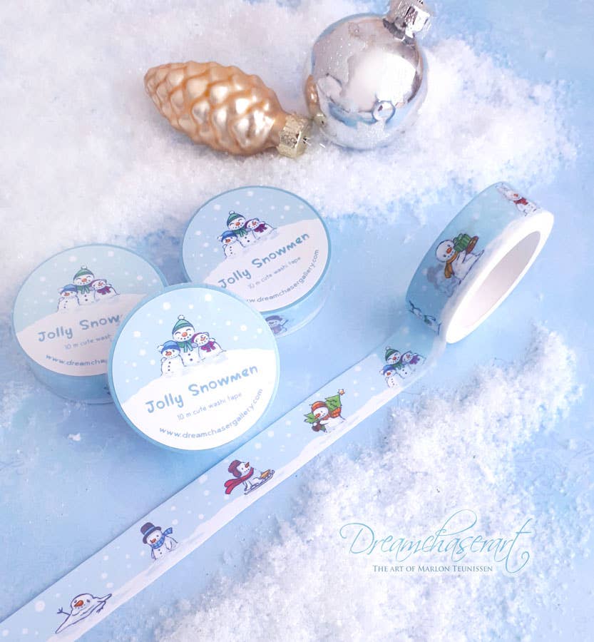 Jolly Snowmen christmas winter washi tape