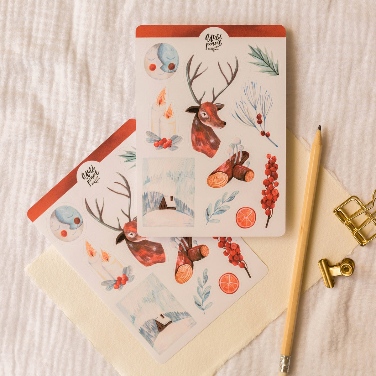 Winter Solstice Sticker Sheet | Wild Pencil Studio