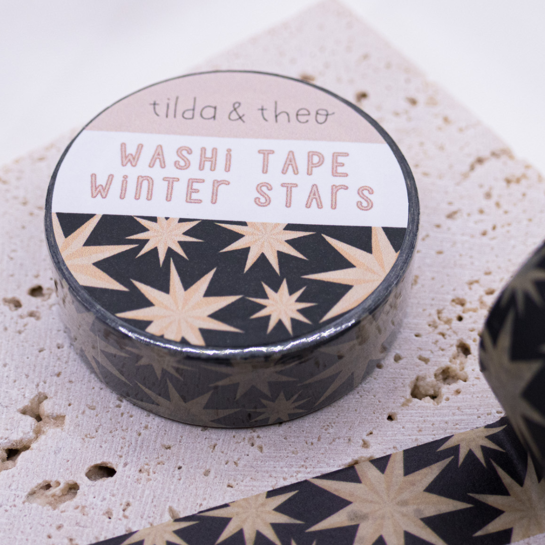 Christmas Stars Washi Tape | Tilda & Theo