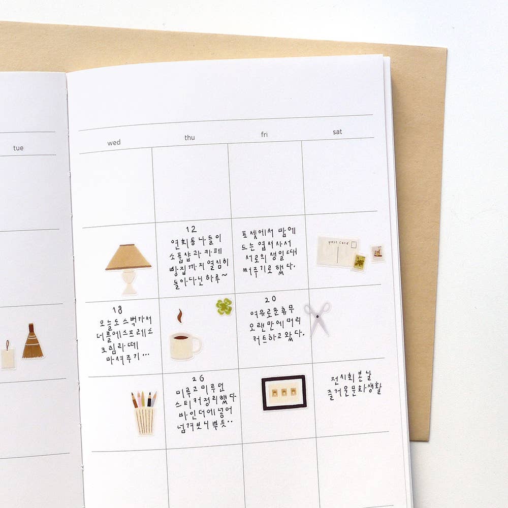 Writing Corner Sticker Sheet by Suatelier
