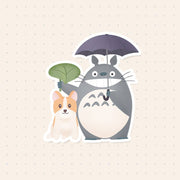 My Neighbor Corgi Sticker | Scotty&Mel