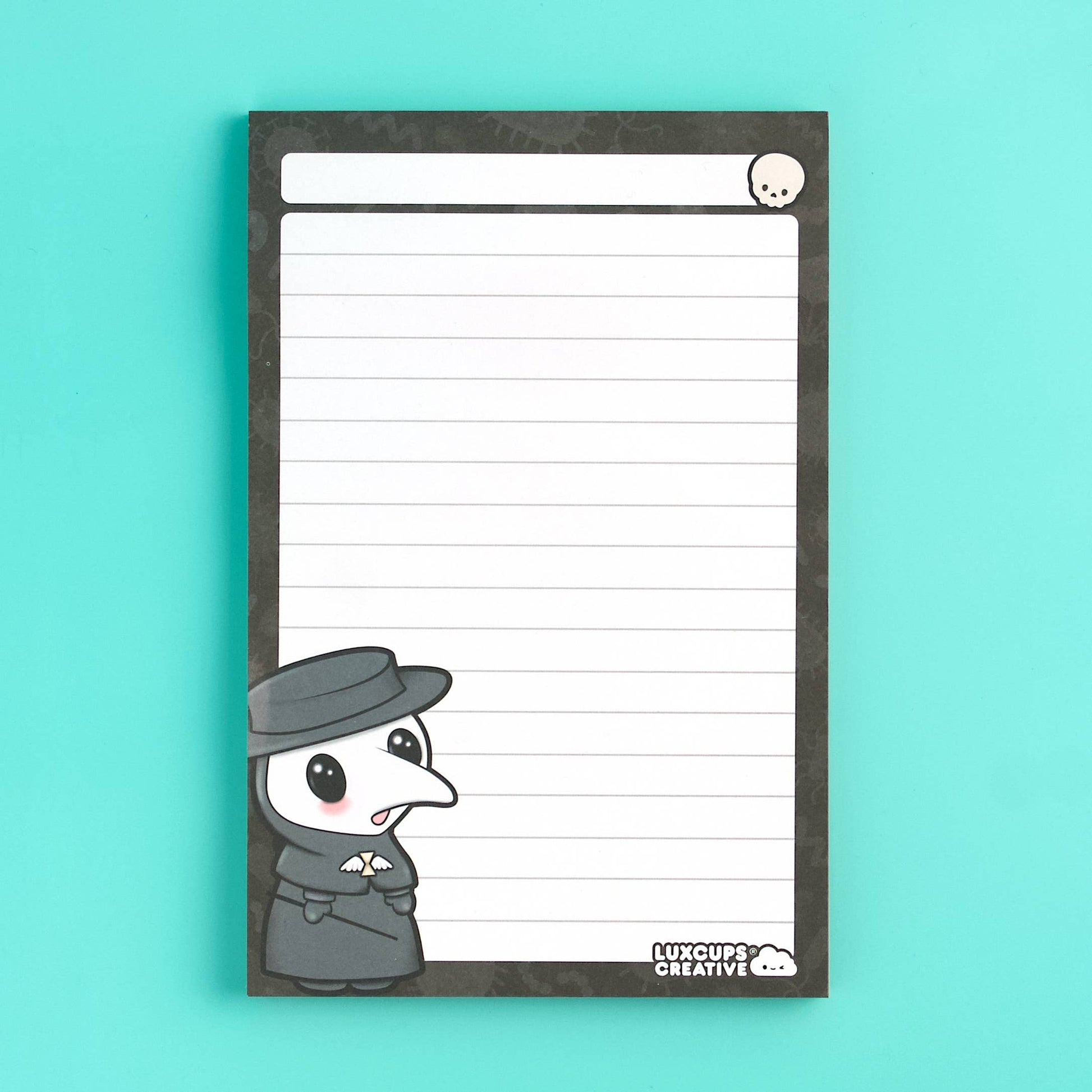 Plague Doctor Notepad by LuxCups Creative | Papertail Fox