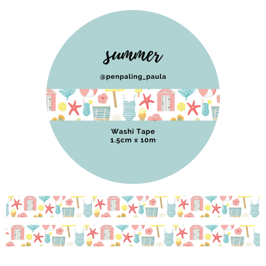Summer Washi Tape | Penpaling Paula