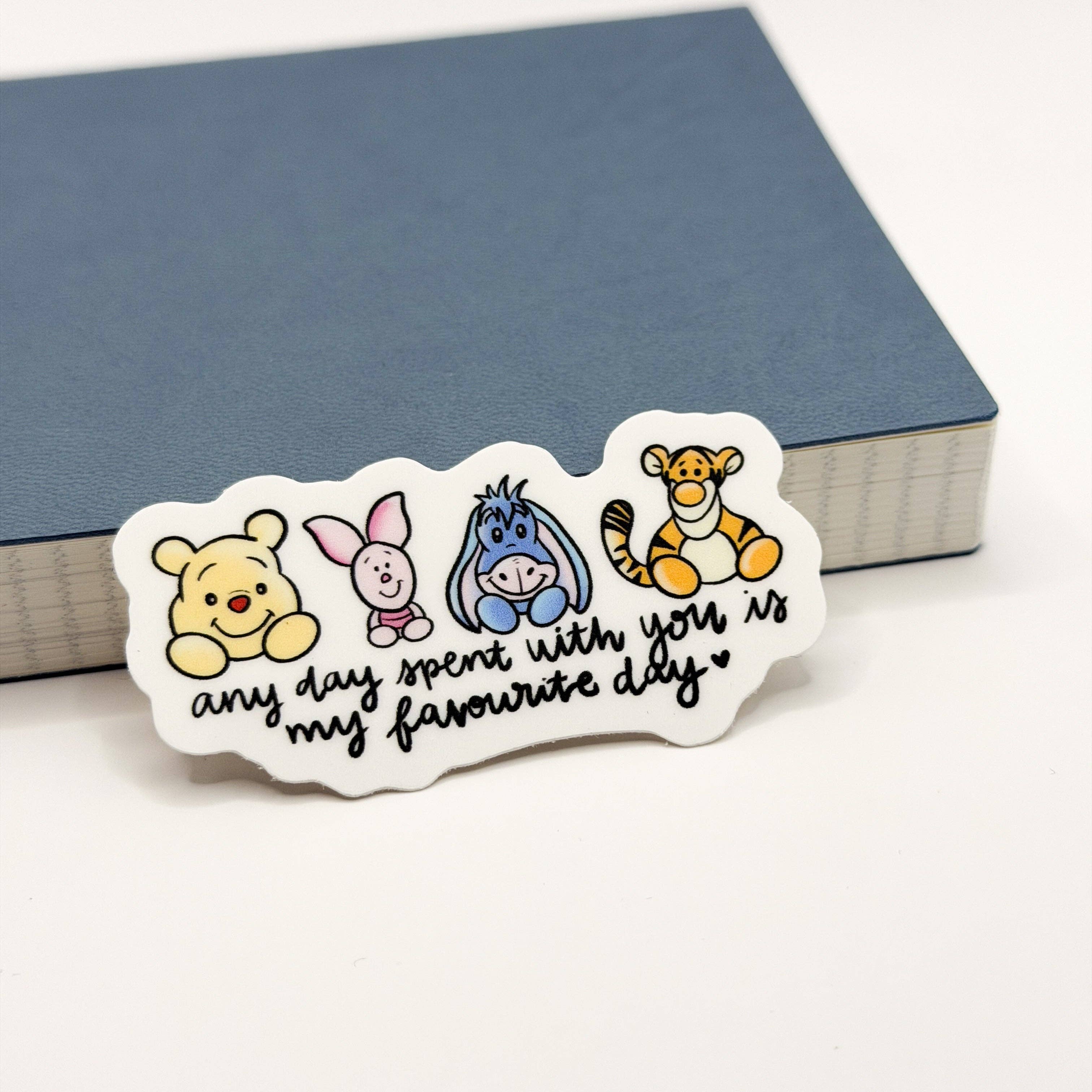 Honey and Friends A Day With You Vinyl Sticker | Planner Monkey Co