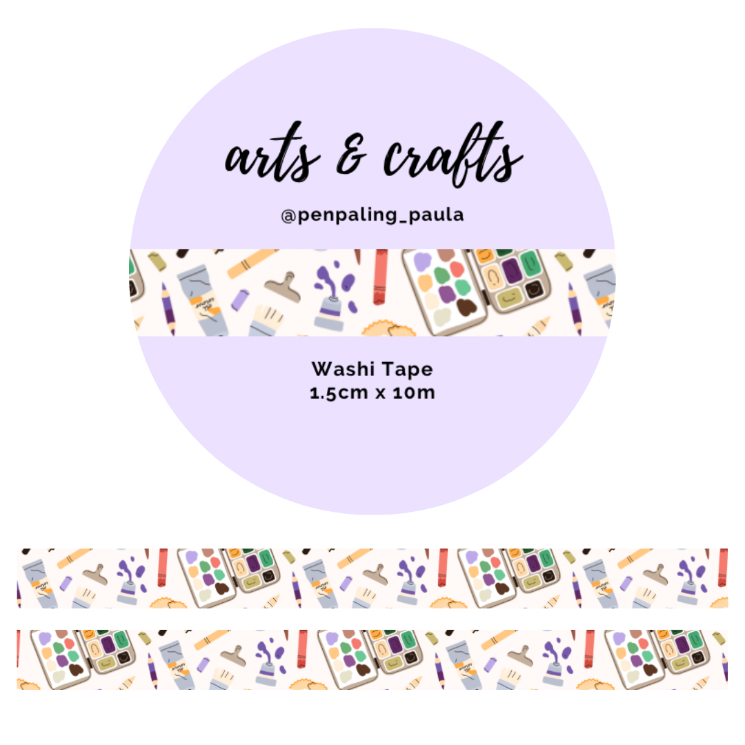 Arts & Crafts Washi Tape | Penpaling Paula