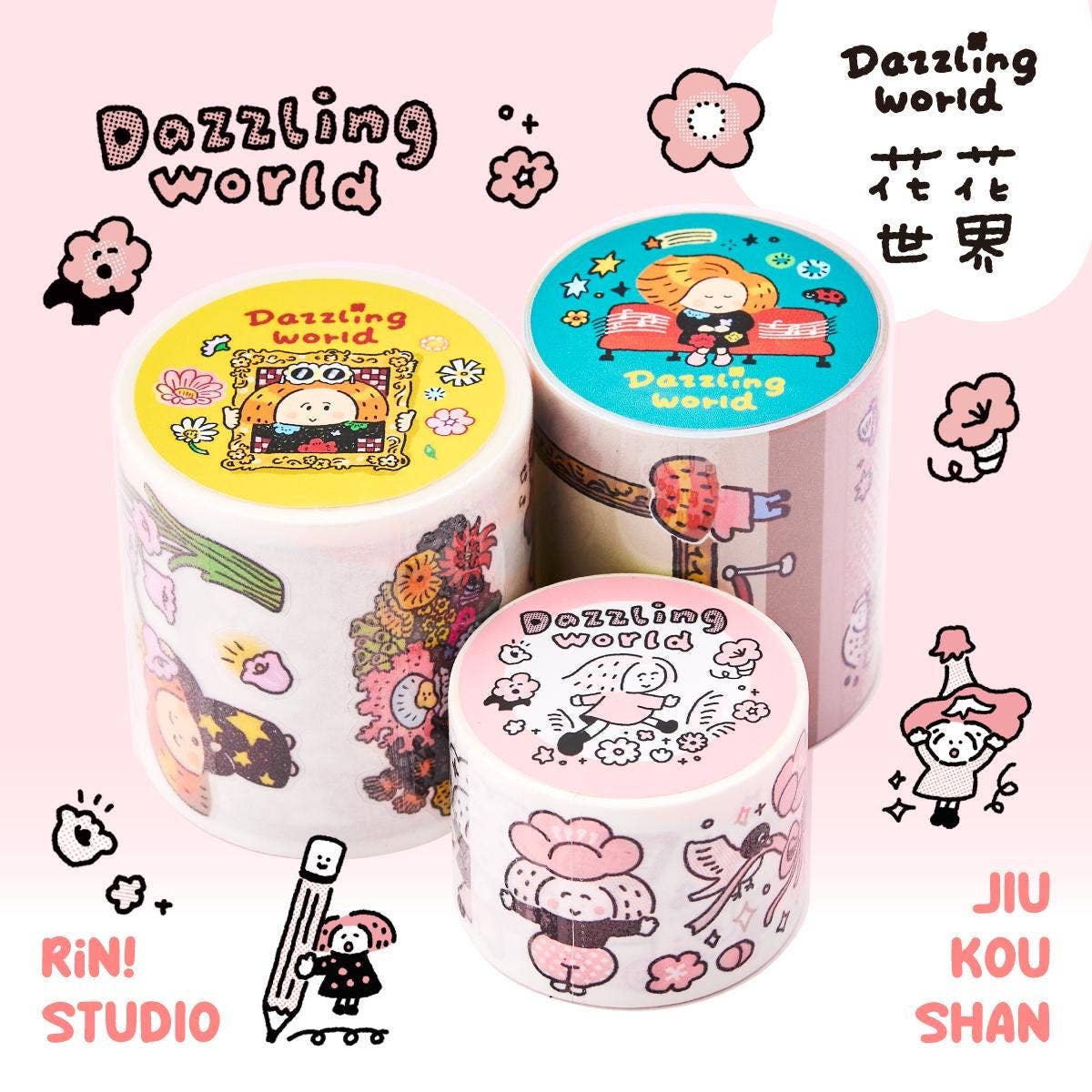 Dazzling World Writable Washi Tape | RiN! Studio
