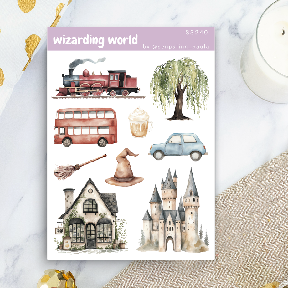 Penpaling Paula: Wizarding World - Sticker Sheet