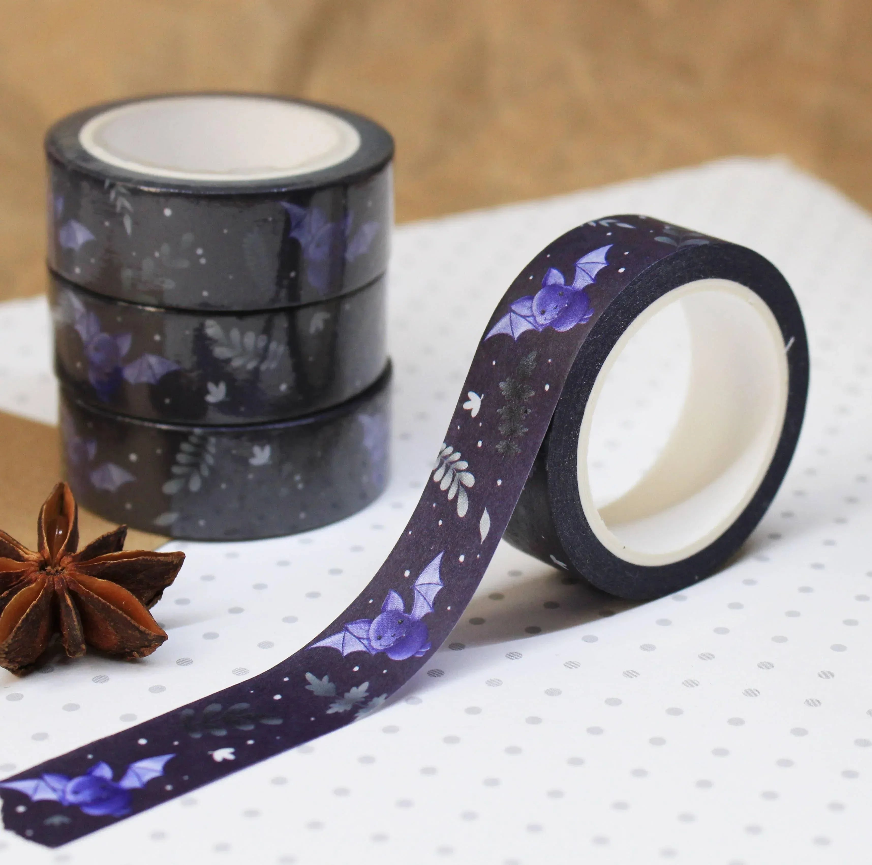 Baby Bat Washi Tape | Ellis Woolley Illustration - Papertail Fox