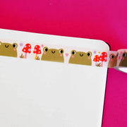 Cute Frogs Washi Tape by Nutmeg and Arlo | Papertail Fox