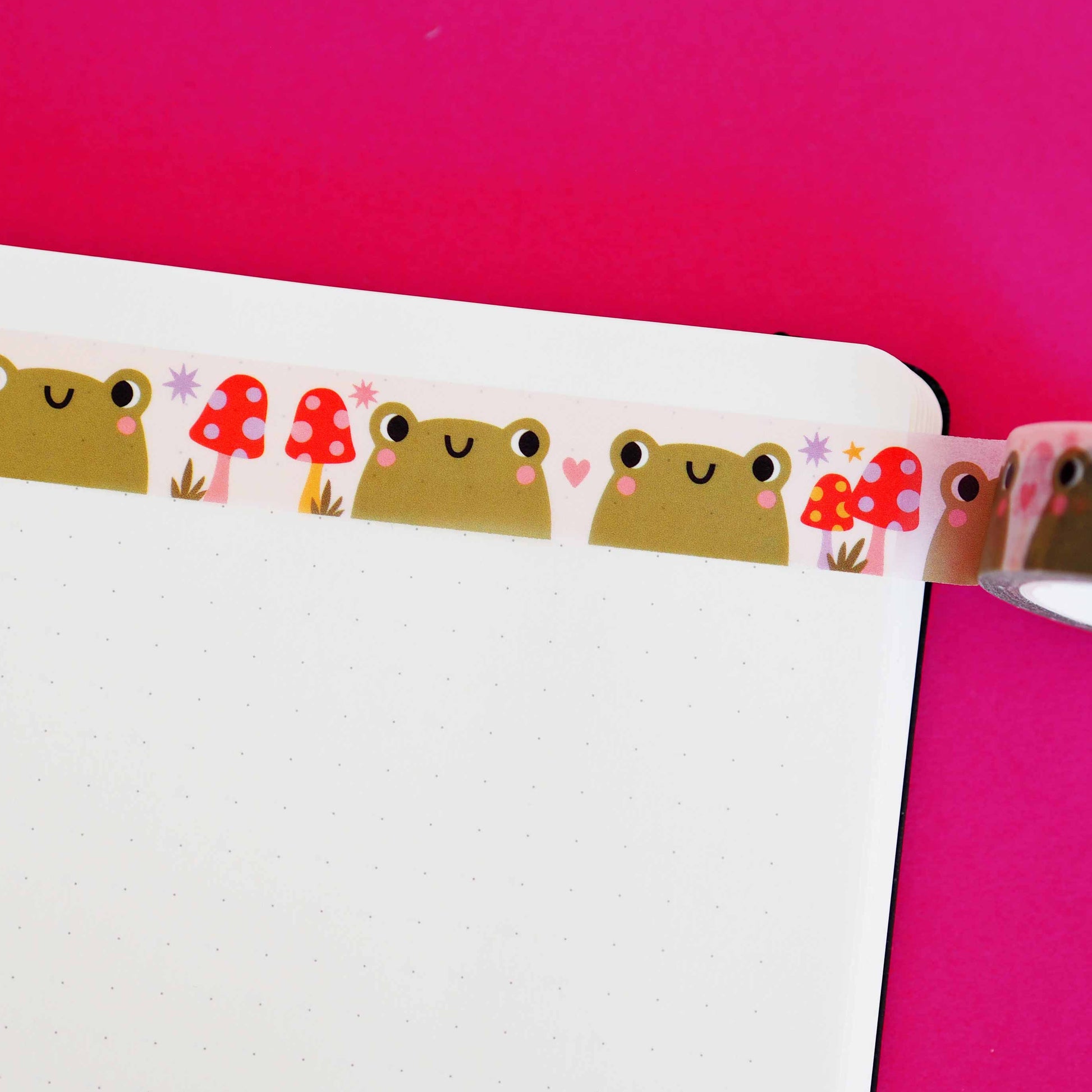 Cute Frogs Washi Tape by Nutmeg and Arlo | Papertail Fox