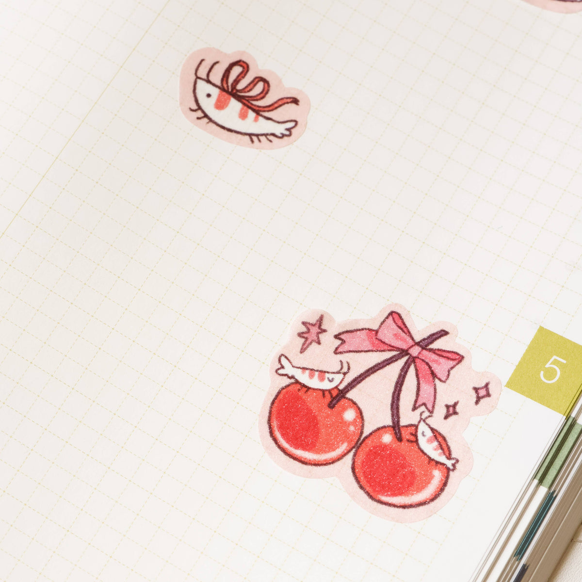 Princess Shrimp Washi Sticker Sheet | Thousand Skies