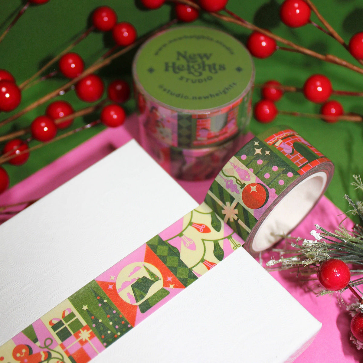 Jolly Holiday Washi Tape | New Heights Studio