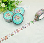 Woodland Creatures Clear Tape by Dreamchaserart | Papertail Fox