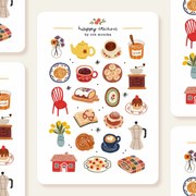 Fika Sticker Sheet by Och Monika | Papertail Fox