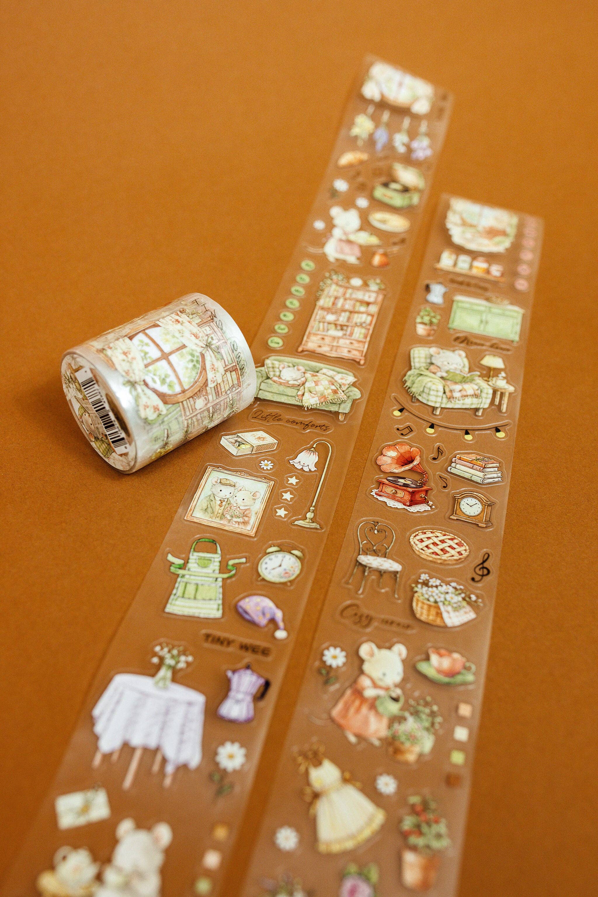 In a Cozy House Transparent Tape | CoraCreaCrafts