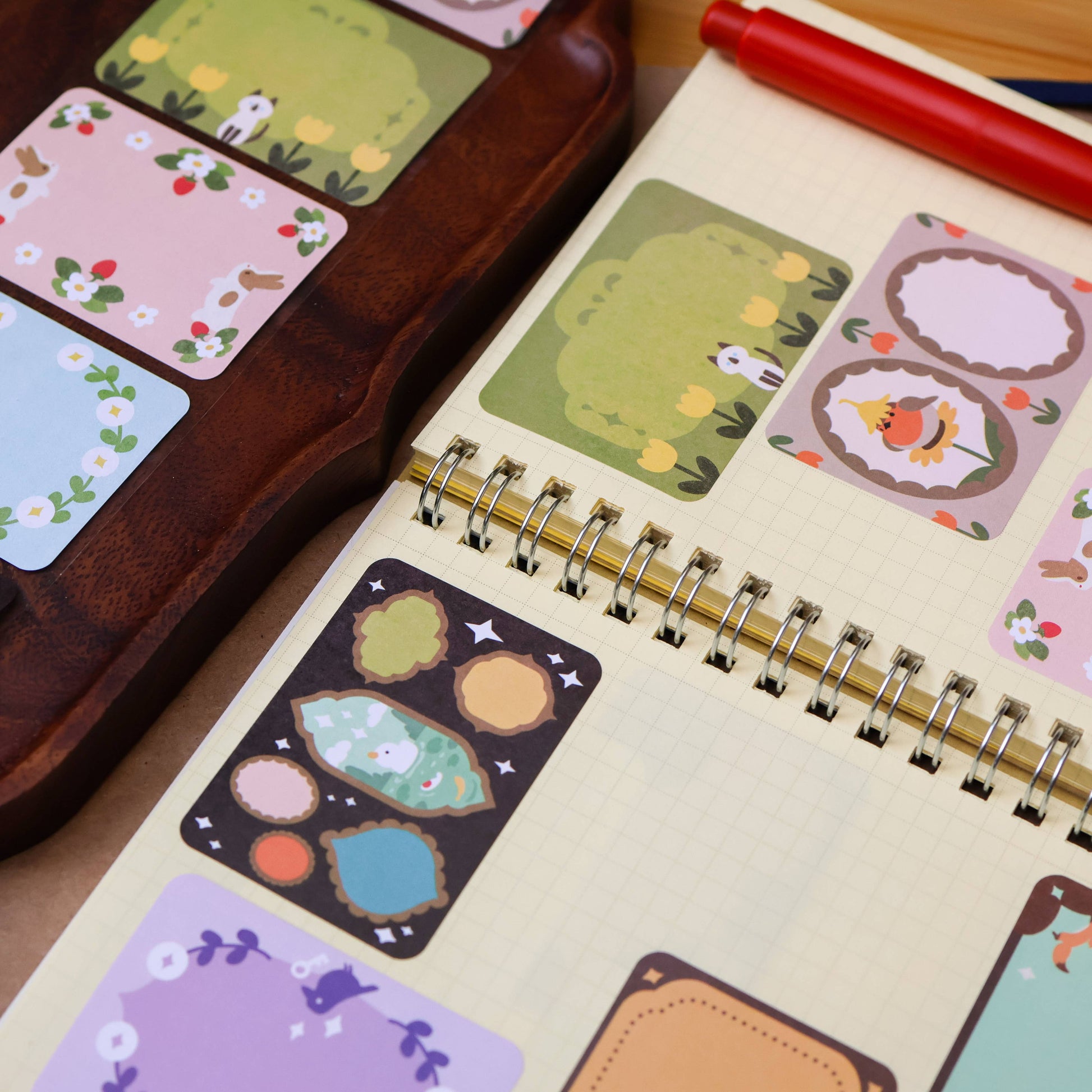 Retro Frames Paper Roll Labels by Thousand Skies | Papertail Fox