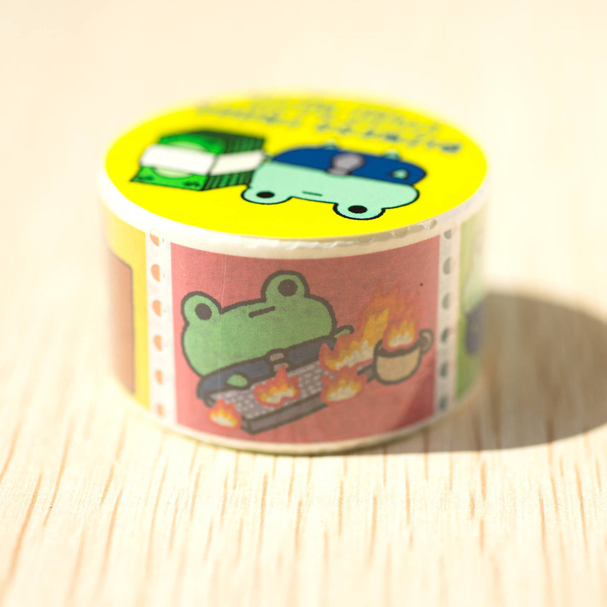Bizness Frogs Stamp Washi Tape | Robot Dance Battle - Papertail Fox