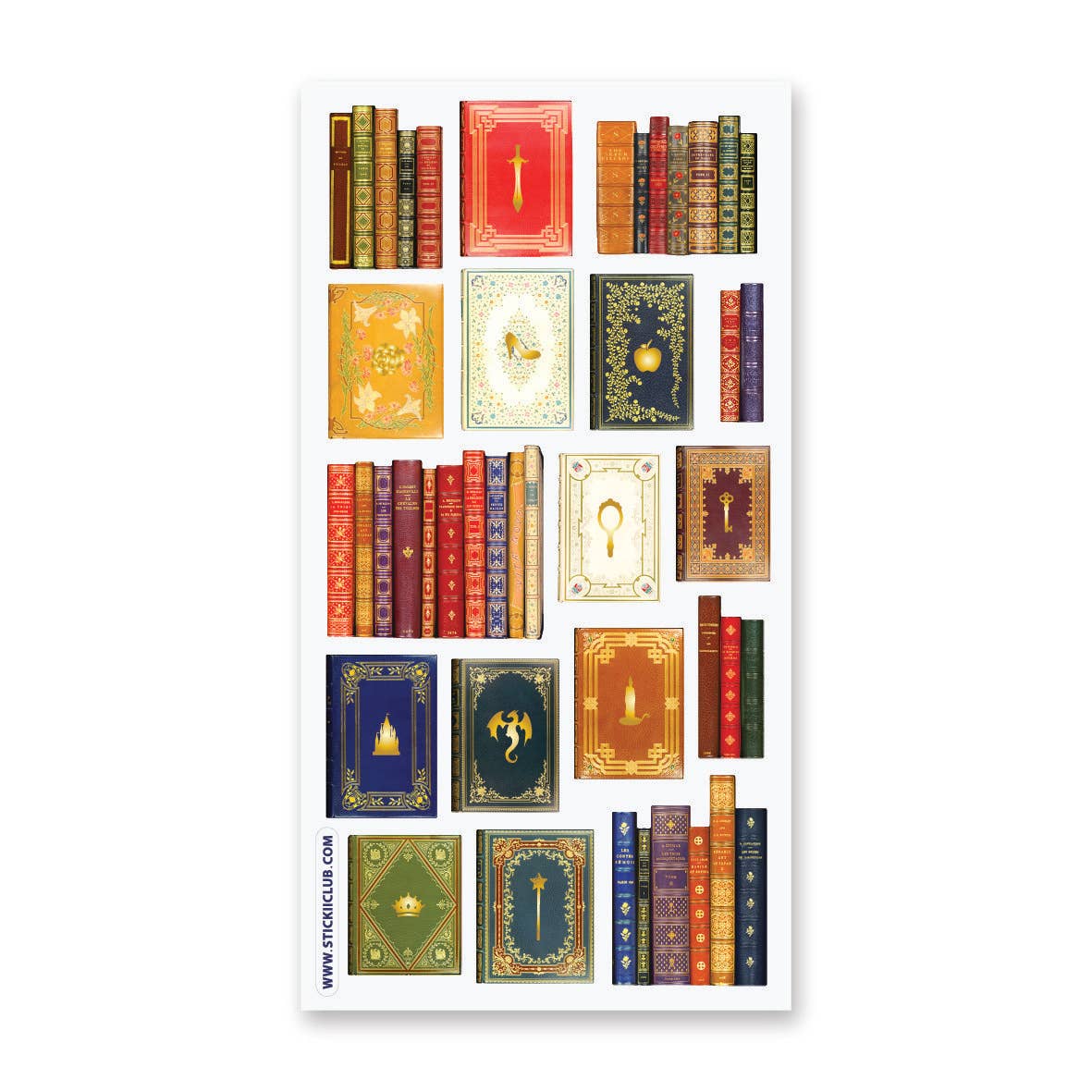 Fairytale Library Sticker Sheet by Stickii | Papertail Fox