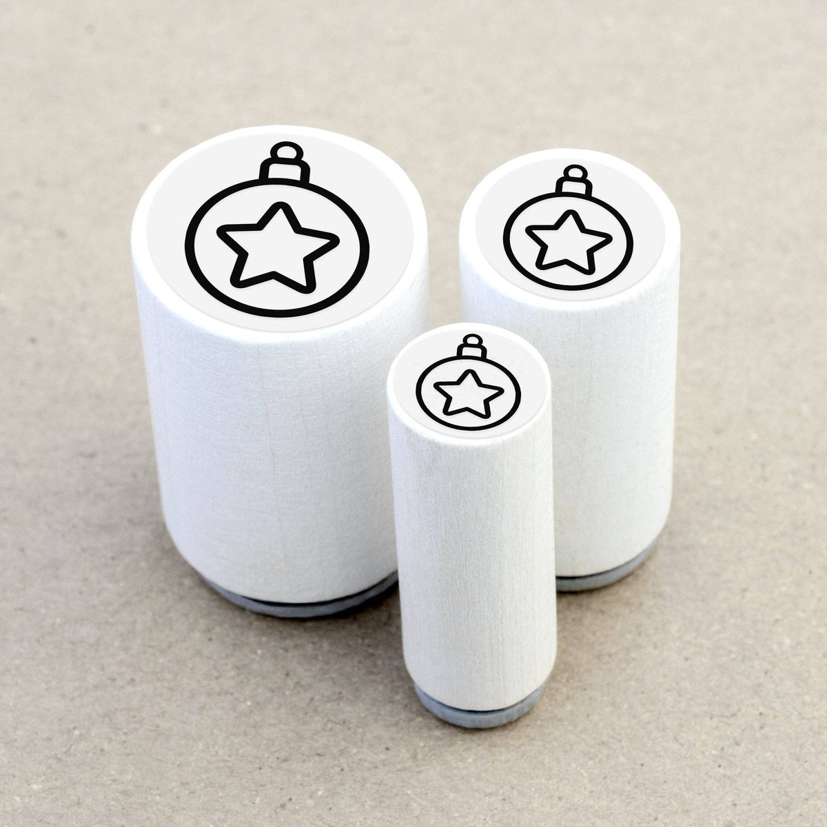 Star Ball Ornament Mini Stamp | Merry & Bright