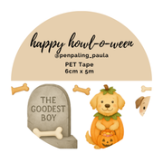 Happy Howl-o-ween Pre-Cut PET Tape by Penpaling Paula | Papertail Fox