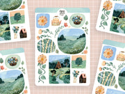 Summer Meadow Sticker Sheet by Wild Pencil Studio | Papertail Fox