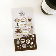 Wine Bar Sticker Sheet by Suatelier