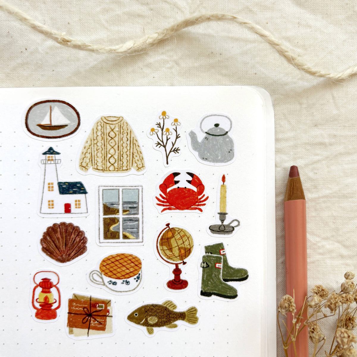 Lighthouse Keeper Sticker Sheet | Och Monika
