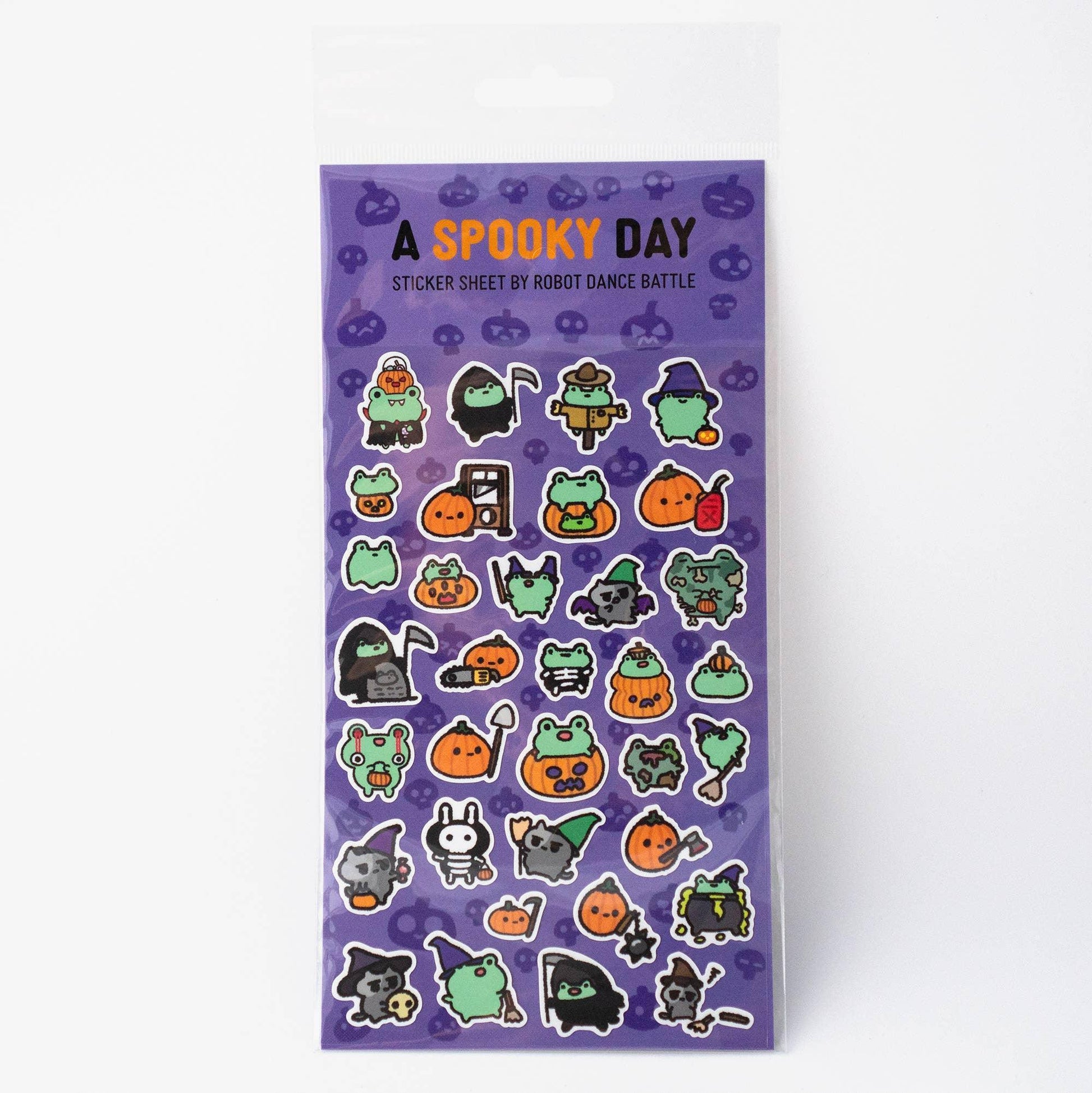 A Spooky Day Planner Sticker Sheet | Robot Dance Battle - Papertail Fox