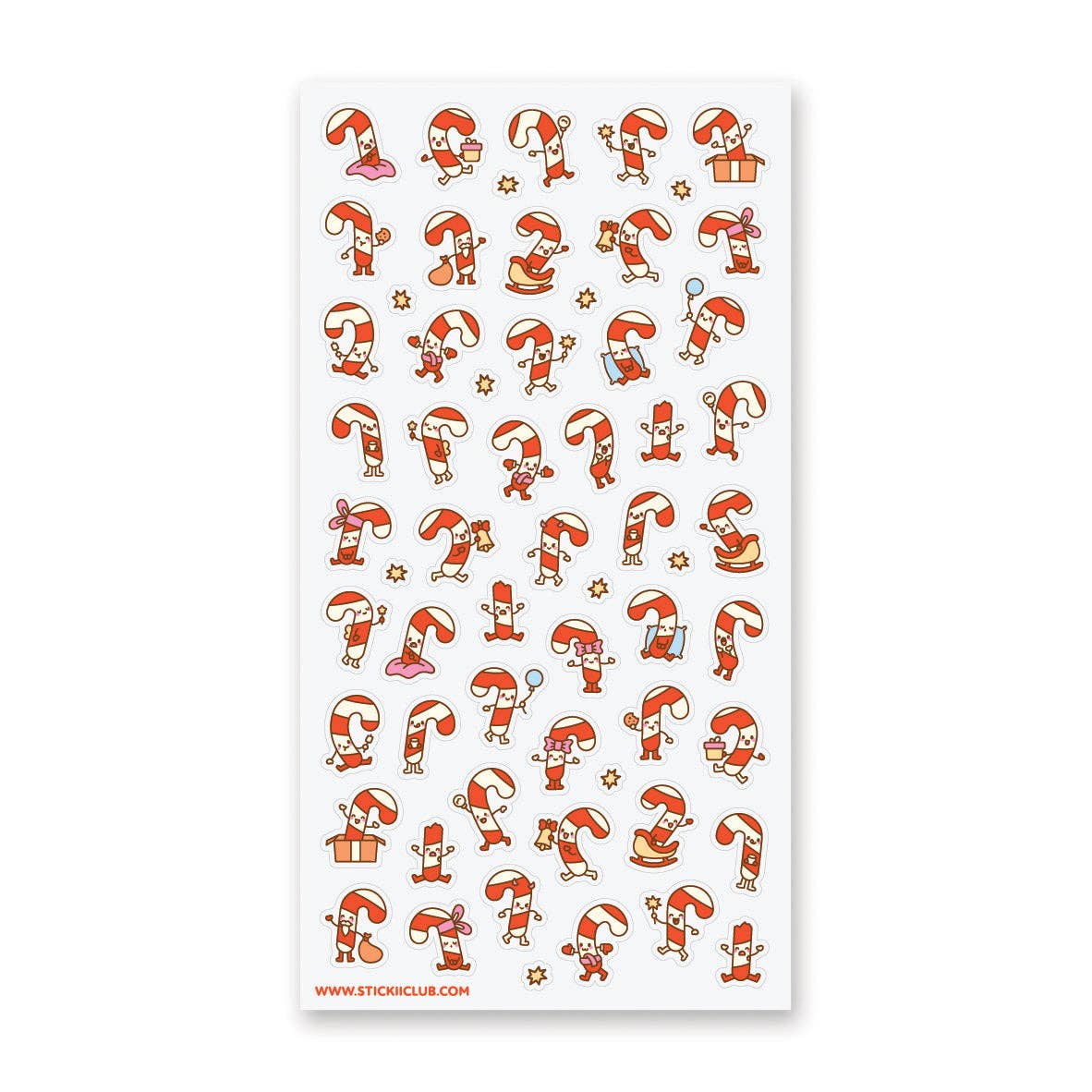 Candy Cane Cuties Sticker Sheet