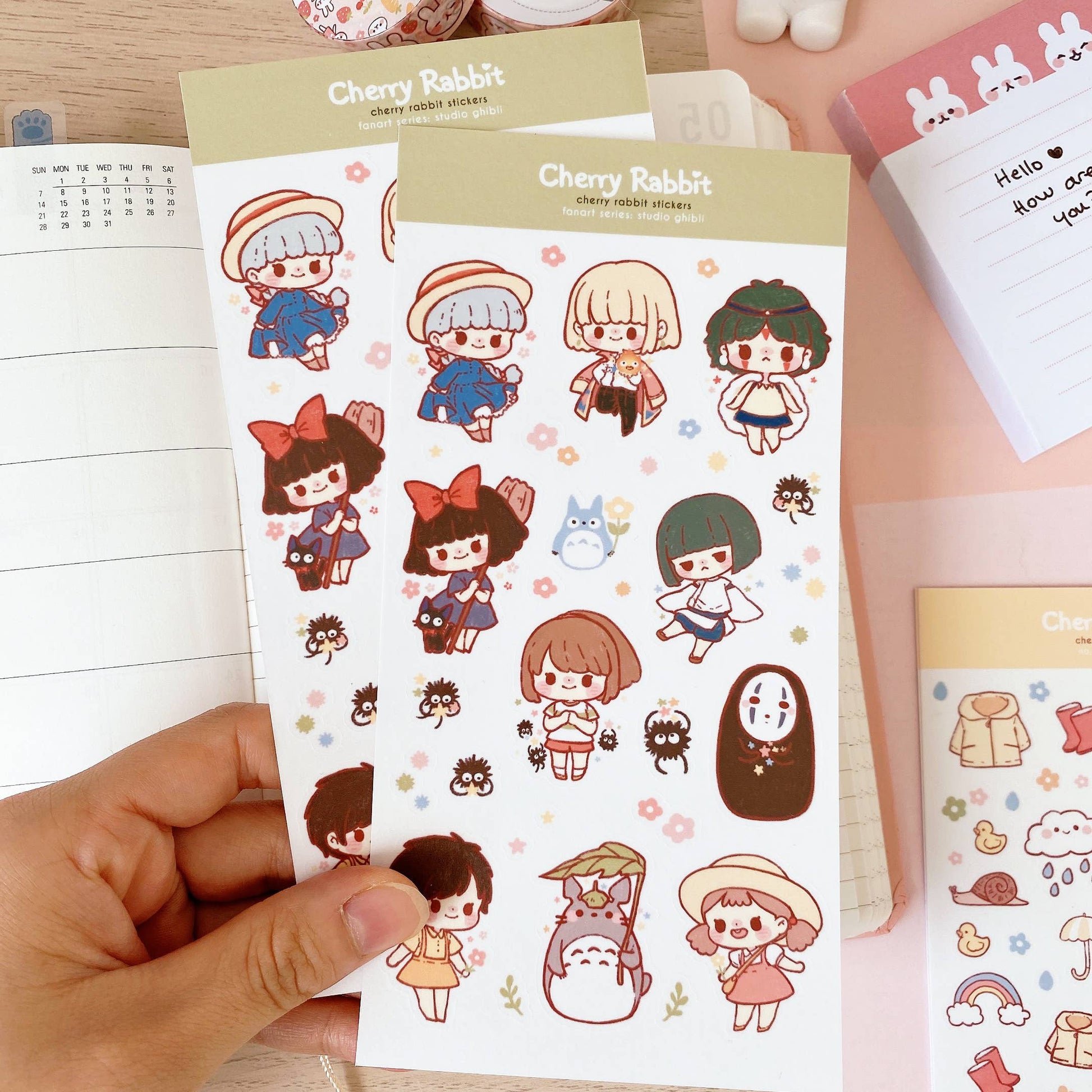 Studio Ghibli Sticker Sheet by Cherry Rabbit | Papertail Fox