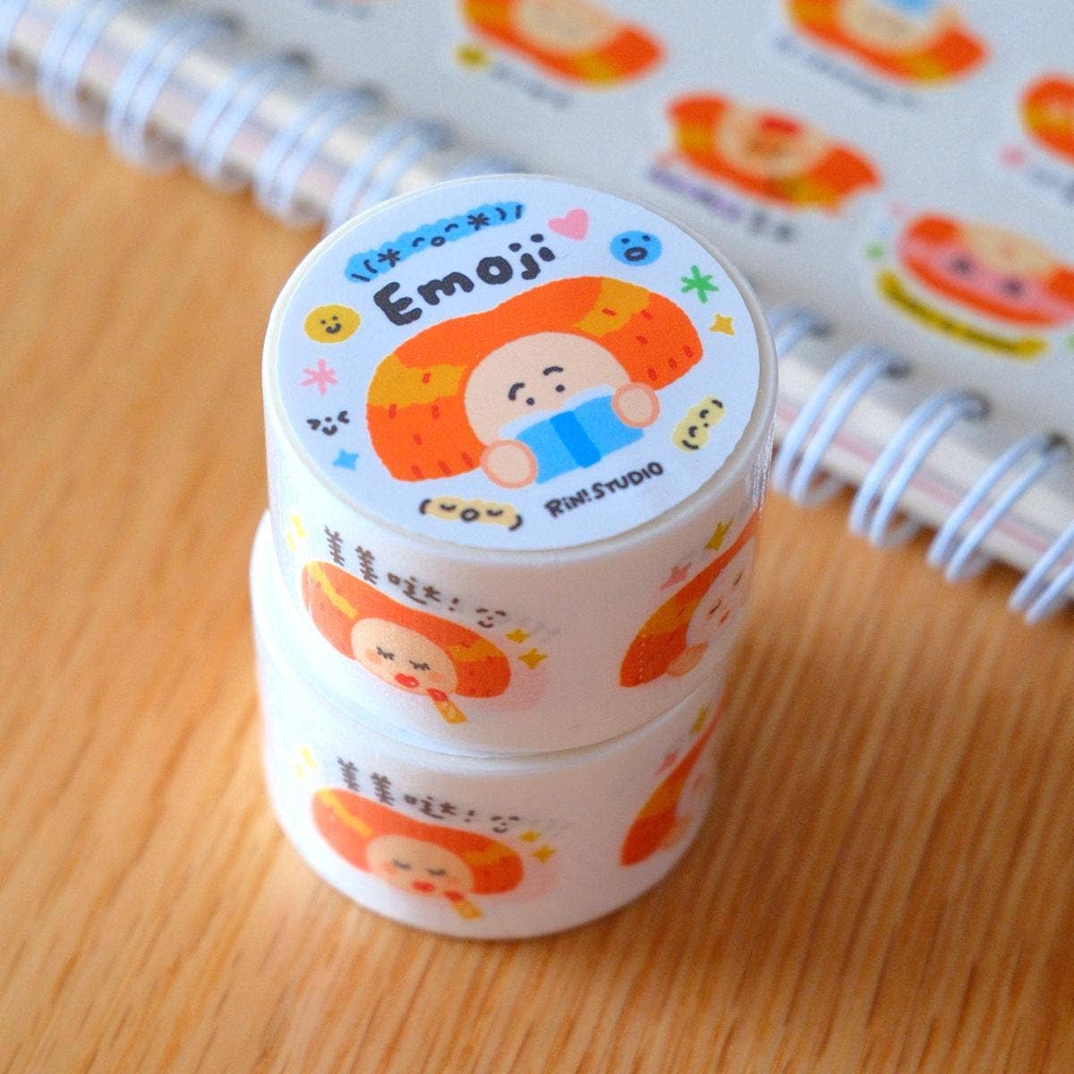 Emoji Die-Cut Washi Tape | RiN! Studio