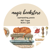 Magic Bookstore Pre-Cut PET Tape | Penpaling Paula - Papertail Fox