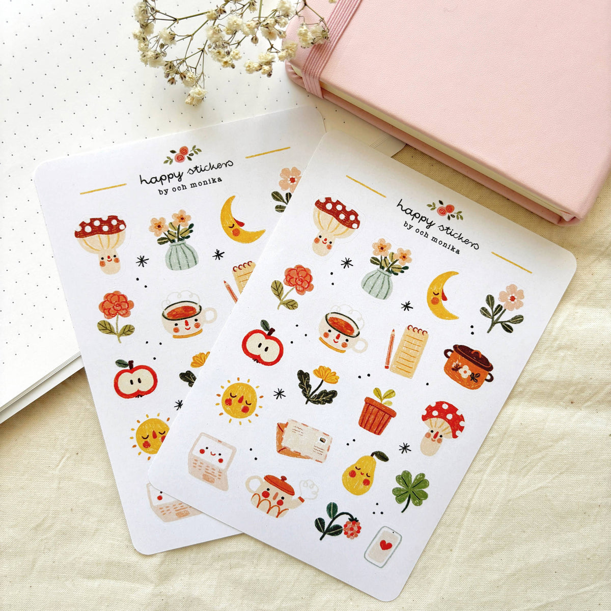 Cottagecore II Sticker Sheet | Och Monika