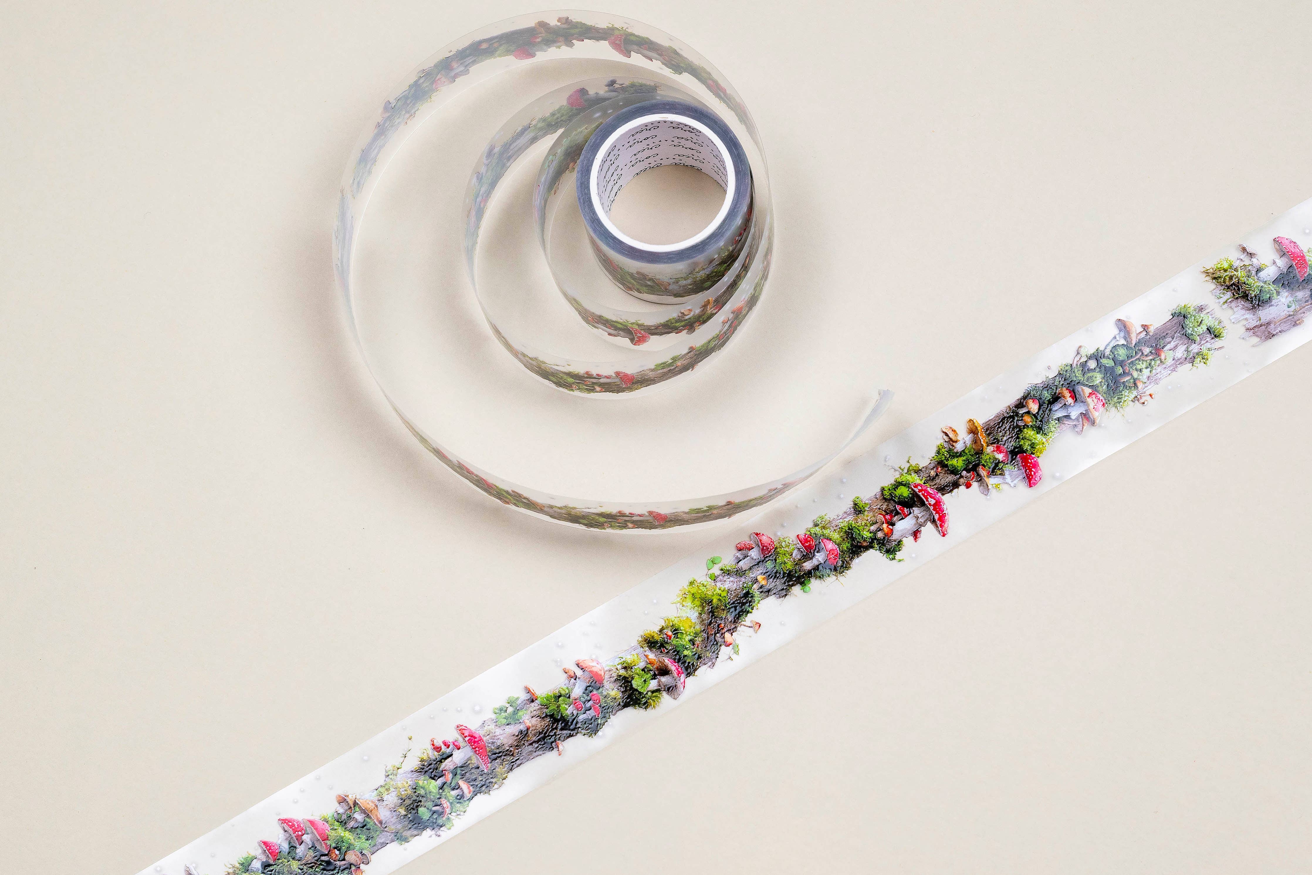 Woodland Fungi Transparent Tape | CoraCreaCrafts