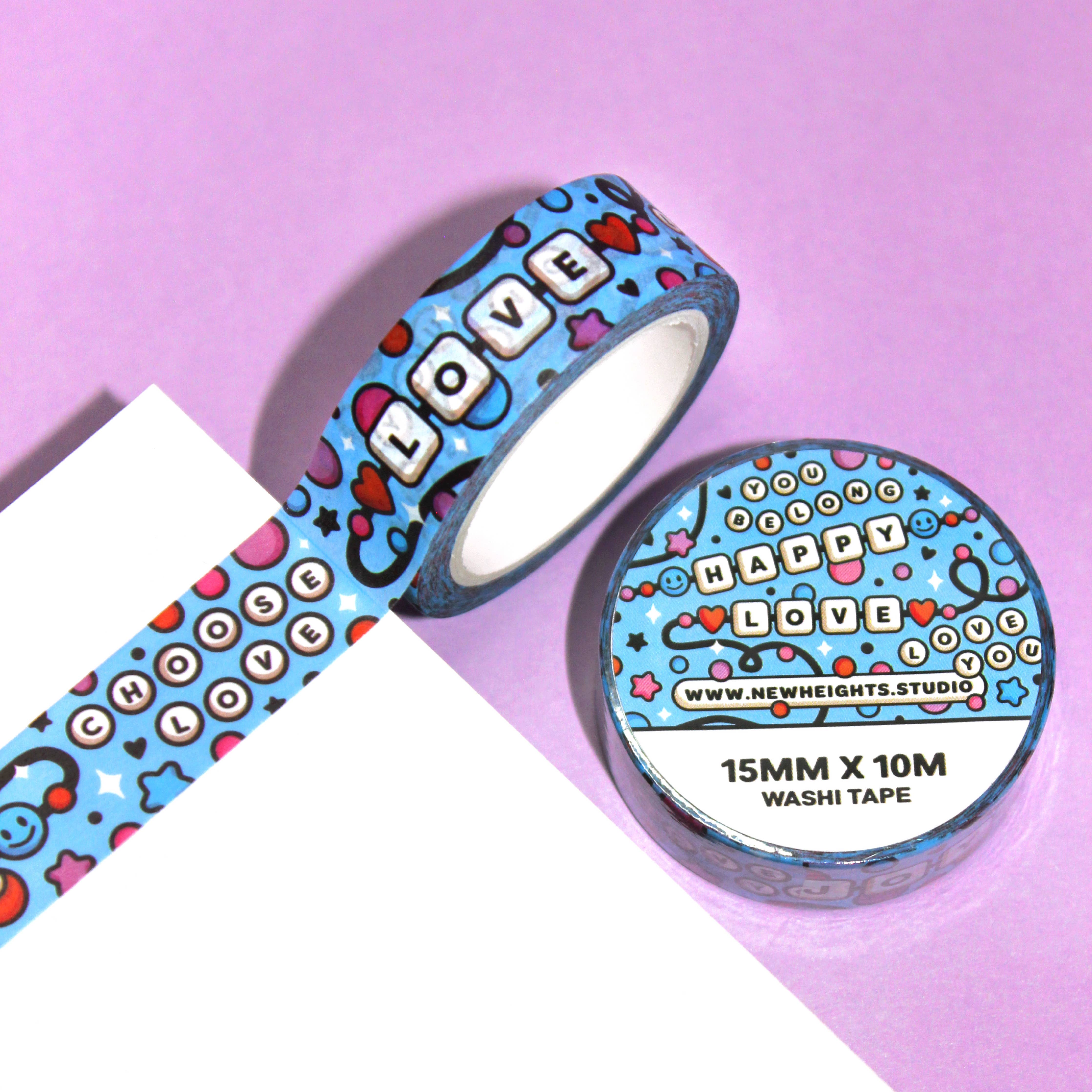 Beaded Messages Washi Tape by New Heights Studio | Papertail Fox