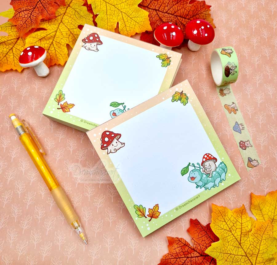 Little Mushy Mushy – Tear Away Memo Pad