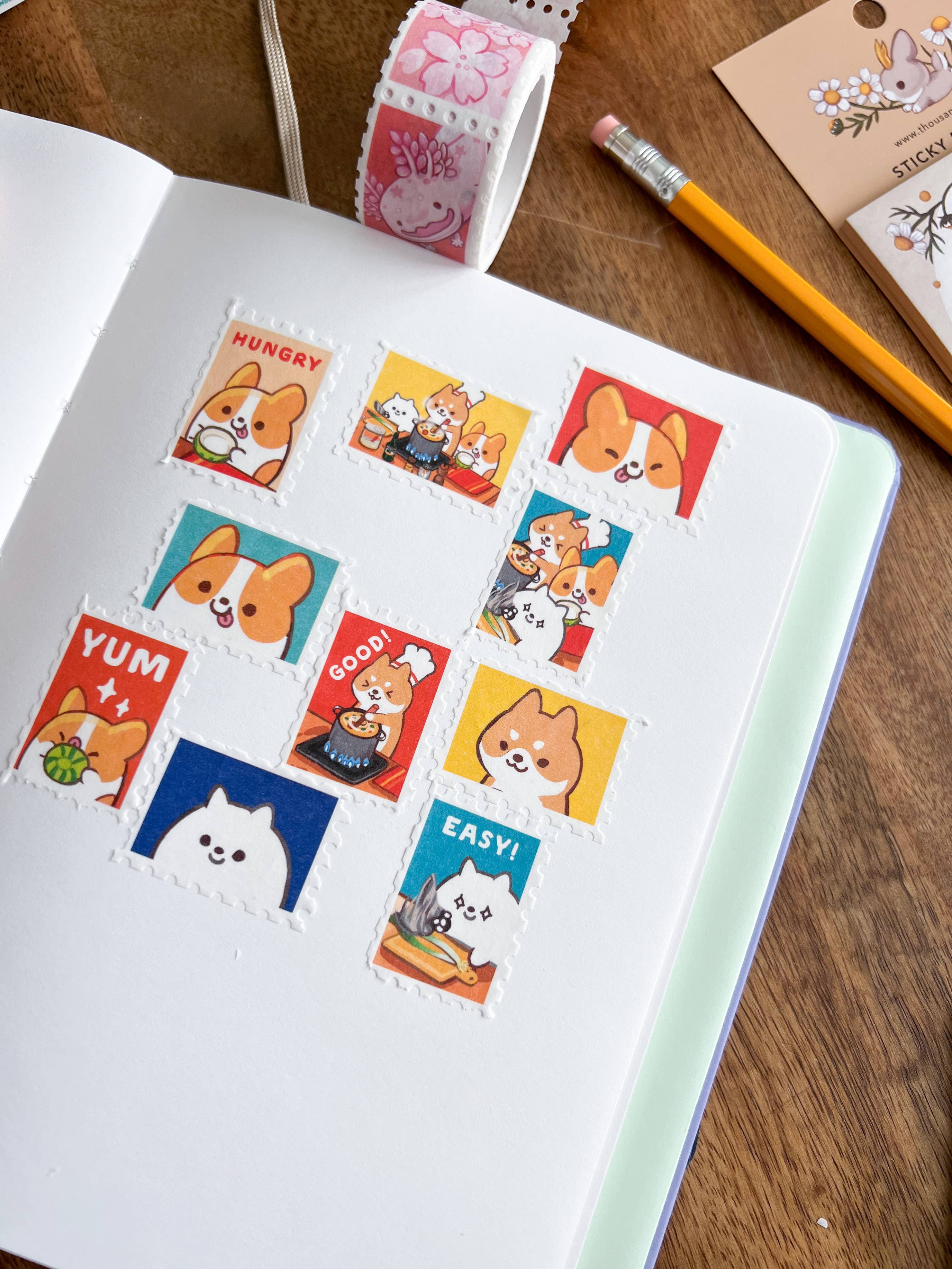 Thousand Skies Soup Season Stamp Washi Tape - 25mm