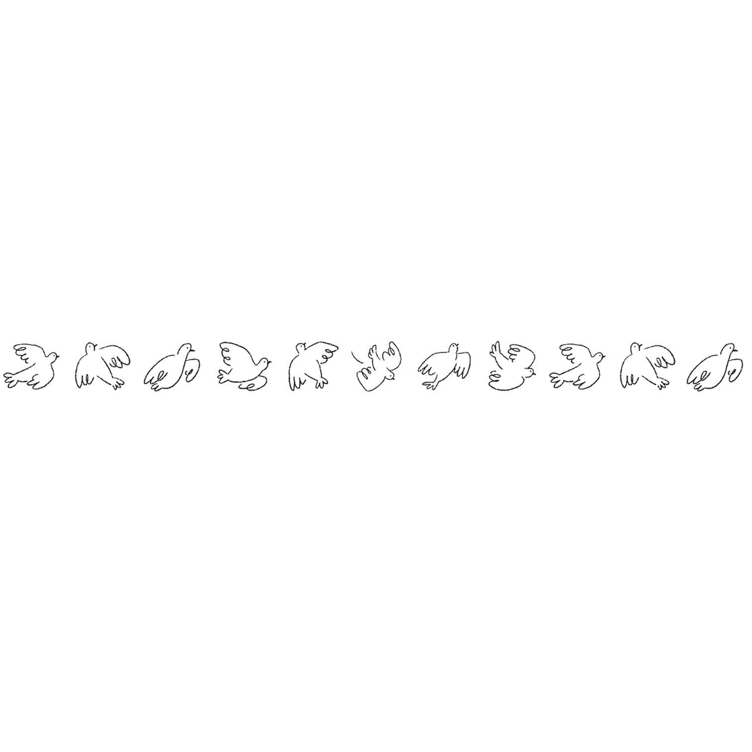 Petit Deco Tape - Monochromatic: Flowers