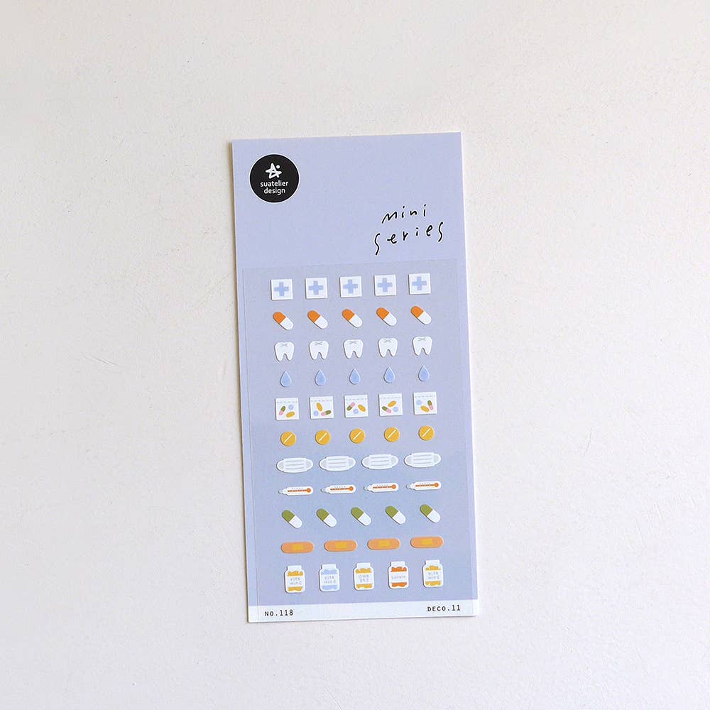 Health Check Mini Sticker Sheet by Suatelier