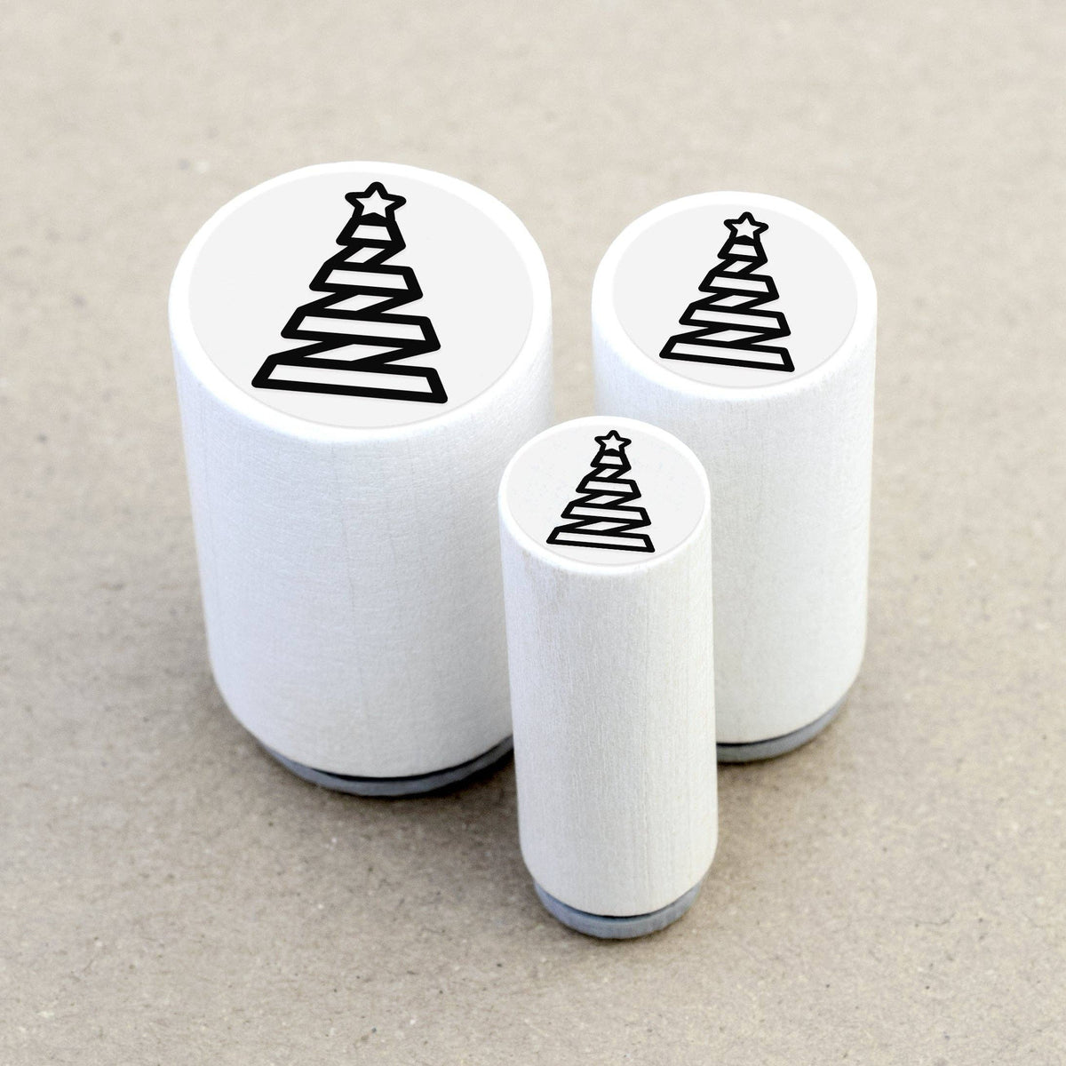 Zigzag Christmas Tree Mini Stamp | Merry & Bright