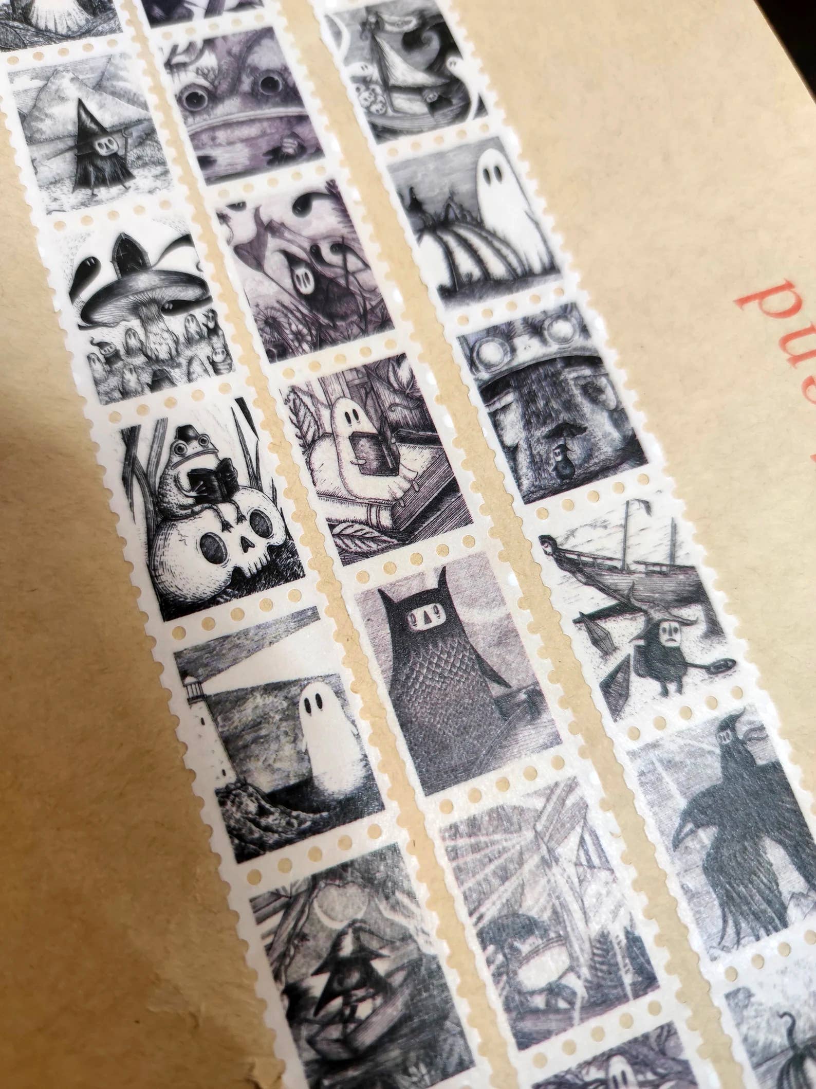 Fragments Fantasy Art Stamps Washi Tape: Tape 3 by Jon Turner | Papertail Fox